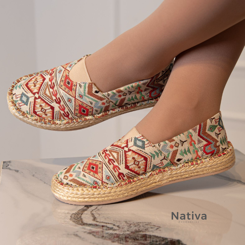 COMBO ALPARGTA WAYIRA+BOLSO ARTESANAL